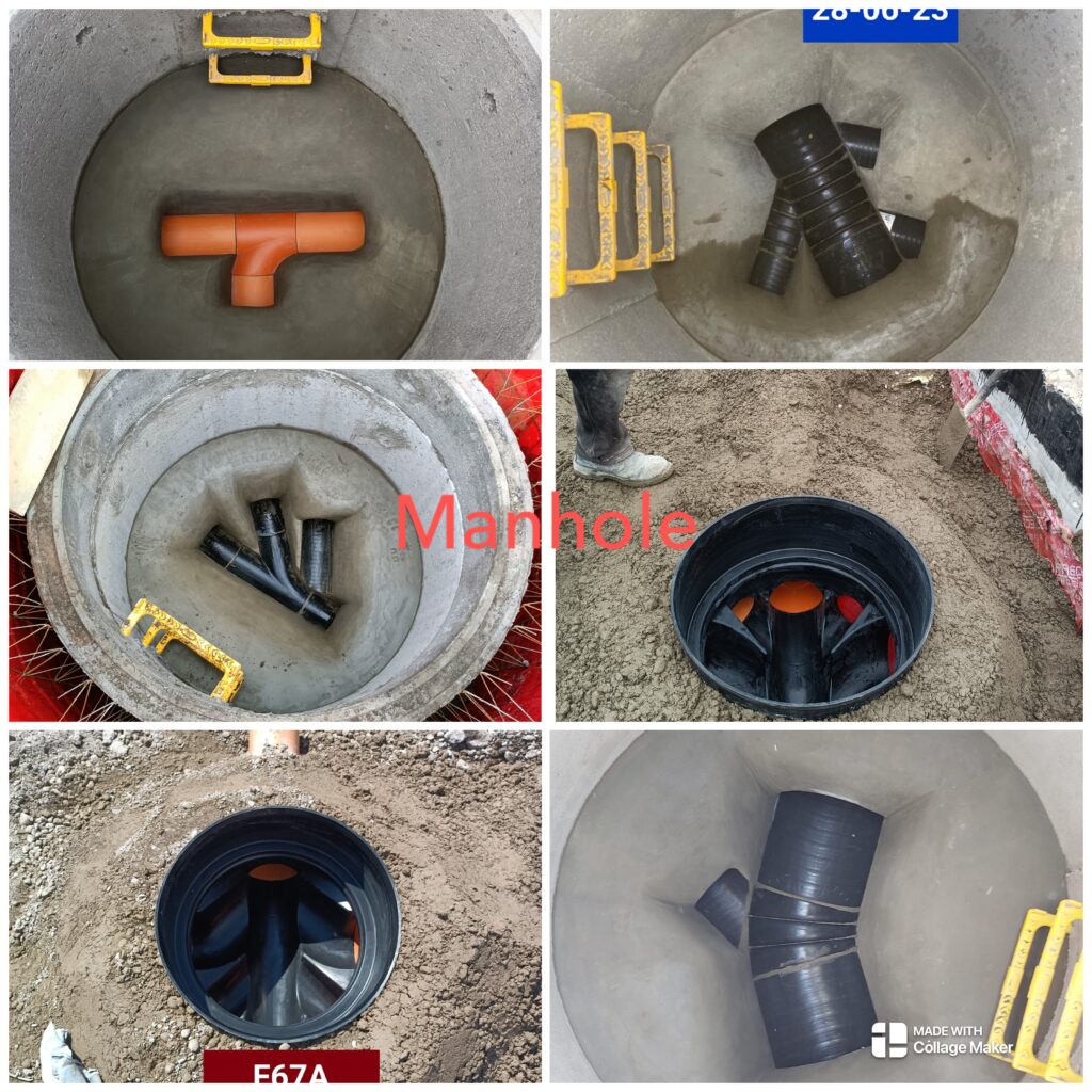 Drainage pipe run installation